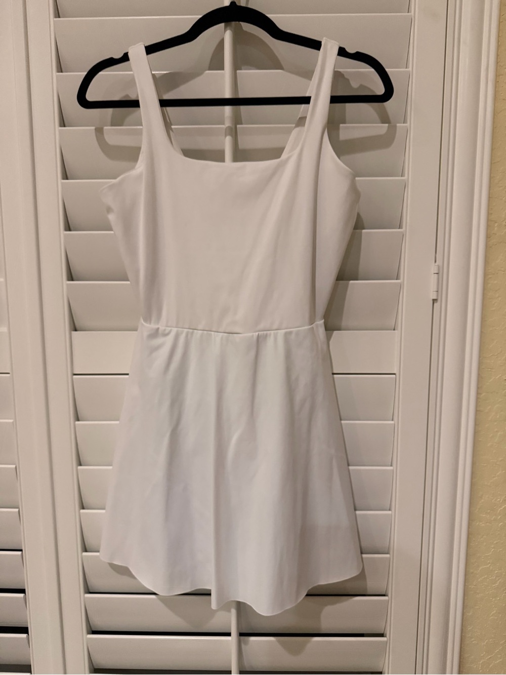 SPANX White Sleeveless A-Line Dress